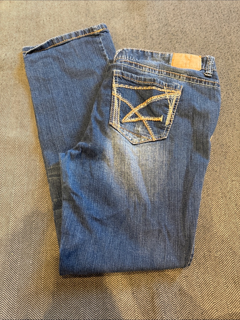 Amethyst Jeans Classic Blue Straight-Leg Jeans